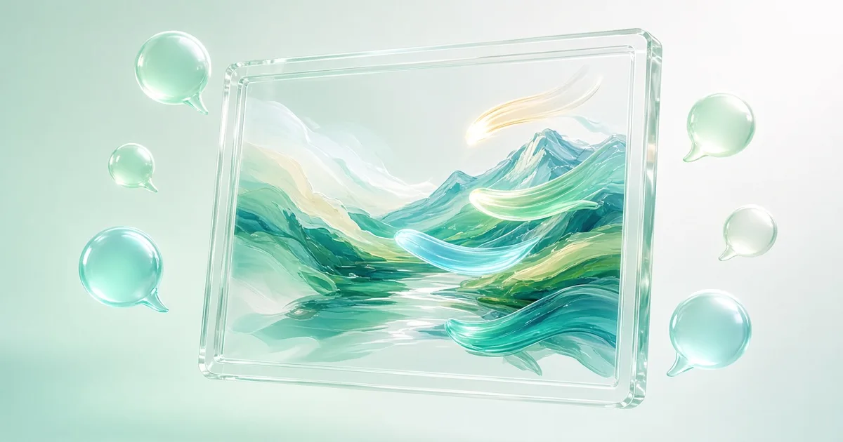 3D科技风插画：AI图像生成模型示意